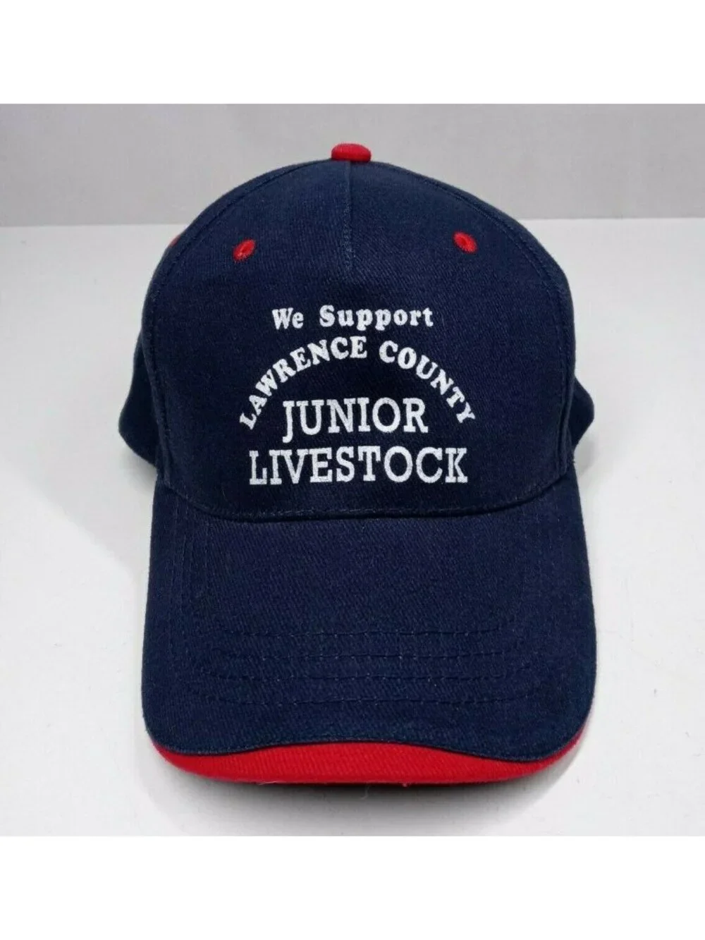 Vintage We Support Lawrence County Junior Lifestock Adjustable Baseball Cap